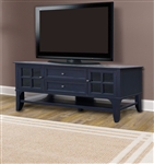 Hamilton 76 Inch TV Console in Vintage Navy Finish by Parker House - HML-76