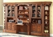 Huntington 6 Piece Large Library Wall with Desk in Chestnut Finish by Parker House - HUN-460-2-6
