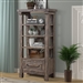 Lodge Bookcase in Siltstone Finish by Parker House - LOD#330