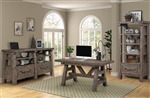 Lodge 3 Piece Home Office Set in Siltstone Finish by Parker House - LOD-3PC-HM-OFFC