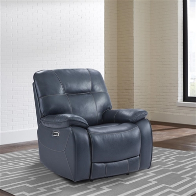 Axel Admiral Fabric Power Recliner by Parker House - MAXE#812PH-ADM