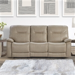 Axel Power Reclining Sofa in Parchment Fabric by Parker House - MAXE#832PH-PAR