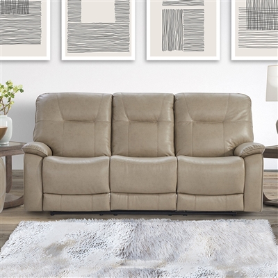 Axel Power Reclining Sofa in Parchment Fabric by Parker House - MAXE#832PH-PAR