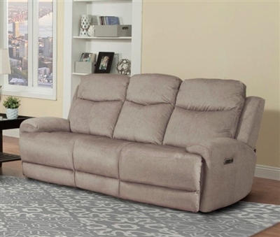 Bowie Power Reclining Sofa with Power Headrests and USB Ports in Doe Fabric by Parker House - MBOW-832PH-DOE