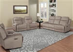 Bowie 2 Piece Power Reclining Set with Power Headrests and USB Ports in Doe Fabric by Parker House - MBOW-832PH-DOE-SET