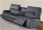 Chapman Manual Dual Reclining Sofa with Drop Down Console in Polo Fabric by Parker House - MCHA-834-POL
