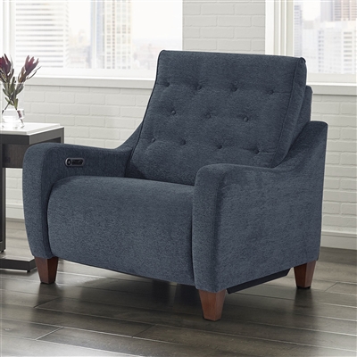 Chelsea Power Recliner in Willow Blue Chenille Fabric by Parker House - MCHE#812P-WBL