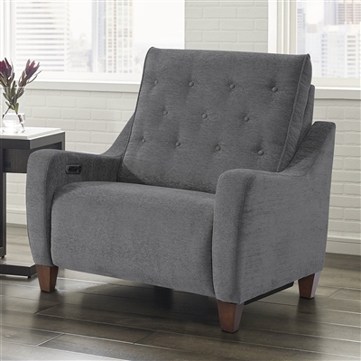 Chelsea Power Recliner in Willow Grey Chenille Fabric by Parker House - MCHE#812P-WGR
