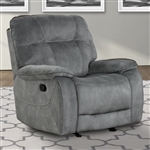 Cooper Manual Glider Recliner in Shadow Grey Fabric by Parker House - MCOO#812G-SGR