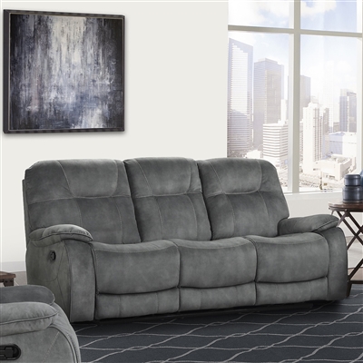 Cooper Manual Triple Reclining Sofa in Shadow Grey Fabric by Parker House - MCOO#833-SGR