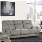 Cooper Manual Triple Reclining Sofa in Shadow Natural Fabric by Parker House - MCOO#833-SNA