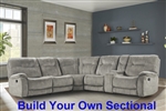 Cooper BUILD YOUR OWN Manual Reclining Sectional in Shadow Natural Fabric by Parker House - MCOO-BYO-SNA