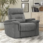 Diesel Power Recliner with Power Headrests and USB Ports in Cobra Grey Fabric by Parker House - MDIE#812PH-CGR