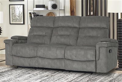 Diesel Manual Reclining Sofa in Cobra Grey Fabric by Parker House - MDIE#832-CGR