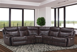 Dylan Mahogany 5 Piece Modular Reclining Sectional by Parker House - MDYL-05-MAH