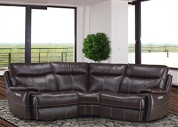 Dylan Mahogany 3 Piece Modular Reclining Sectional by Parker House - MDYL-3-MAH