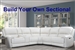 Empire BUILD YOUR OWN Power Sectional in Verona Ivory Leather by Parker House - MEMP-BYO-VIV