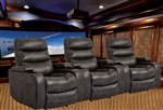 Genesis Flint Black Power Theater Seating by Parker House - MGEN-812P-FLI-3
