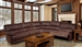 Pegasus 5 Piece Power Reclining Sectional in Dark Kahlua Fabric by Parker House - MPEG-811LP-DK-5