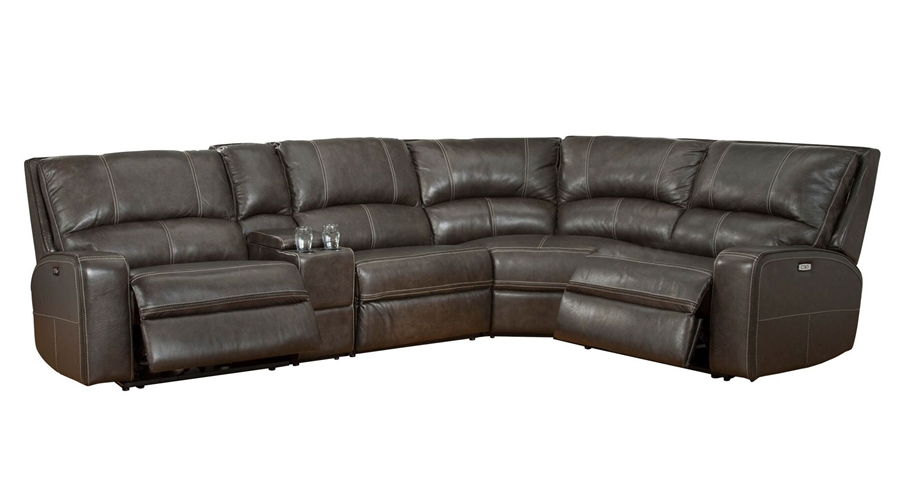 Swift 5 Piece Power Reclining Sectional, Sawyer Leather Motion Sofa Costco Uk
