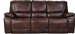 Vail Power Dual Reclining Sofa with Power Headrests and USB Port in Burnt Sienna Leather by Parker House - MVAI-832PH-BUR