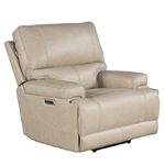 Whitman Power Cordless Recliner with Power Headrest and USB Port in Verona Linen Leather by Parker House - MWHI#812PH-P25-VLI