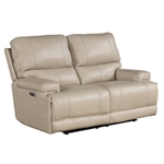 Whitman Power Cordless Loveseat with Power Headrest and USB Port in Verona Linen Leather by Parker House - MWHI#822PH-P25-VLI
