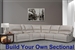 Whitman BUILD YOUR OWN Power Cordless Sectional with Power Headrests and USB Ports in Verona Linen Leather by Parker House - MWHI-BYO-VLI