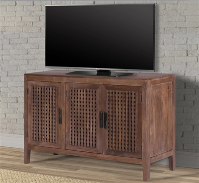 Crossings Portland 57 Inch TV Console in Timber Finish by Parker House - POR#57
