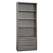 Pure Modern 36 Inch Open Top Bookcase in Moonstone Finish by Parker House - PUR#430