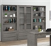 Pure Modern 3 Piece Bookcase Wall in Moonstone Finish by Parker House - PUR#430-03