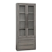 Pure Modern 36 Inch Glass Door Cabinet in Moonstone Finish by Parker House - PUR#440