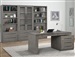 Pure Modern 4 Piece Home Office Set in Moonstone Finish by Parker House - PUR#440-4