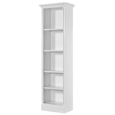 Shoreham 24 Inch Bookcase in Effortless White Finish by Parker House - SHO#424-EFW