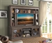 Sundance 92 Inch TV Console with Hutch in Sandstone Finish by Parker House - SUN#92-4-SS