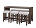 Tempe Everywhere Table with Three Stools in Tobacco Finish by Parker House - TEM#09-4-TOB