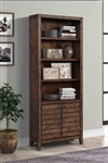 Tempe 32 Inch Open Top Bookcase in Tobacco Finish by Parker House - TEM#330-TOB