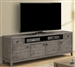 Tempe 84 Inch TV Console in Grey Stone Finish by Parker House - TEM#84-GST