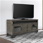 Veracruz 76 Inch TV Console in Rustic Charcoal Finish by Parker House - VER#76