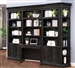 Washington Heights 6 Piece Library Wall in Washed Charcoal Finish by Parker House - WAS-430-6