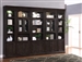 Washington Heights 5 Piece Library Wall in Washed Charcoal Finish by Parker House - WAS-440-5