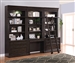 Washington Heights 6 Piece Lateral File Bookcase Wall in Washed Charcoal Finish by Parker House - WAS#460-06