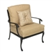 Savannah Outdoor Lounge Chair in Aged Black Finish by Palm Springs Rattan - 7301