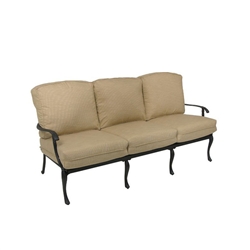 Savannah Outdoor Sofa in Aged Black Finish by Palm Springs Rattan - 7303