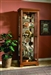 PFC 2-way Sliding Door Curio Golden Oak III Finish Display Cabinets by Pulaski - PUL-20719