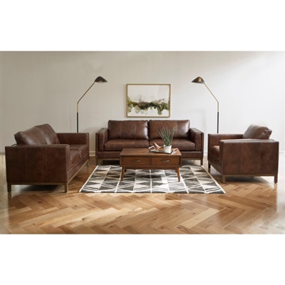 Drake 2 Piece Sofa Set in Brown by Pulaski - PUL-P906