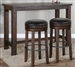 3 Piece Rectangular Pub Table Dining Set with Stool w/ Swivel by Sunny Designs - SD-1039TL2-42-1624TL2-30