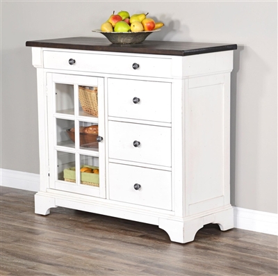 Carriage House Server in European Cottage Finish by Sunny Designs - SD-1923EC