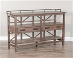 Doe Valley Server in Taupe Finish by Sunny Designs - SD-1960BU