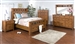 Sedona 7 Piece Bedroom Set in Rustic Oak Finish by Sunny Designs - SD-2322RO